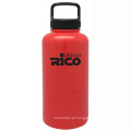 Esportes de vácuo de aço inoxidável durável do frasco vermelho 64oz